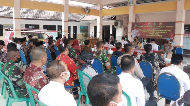 Kapolresta Sidoarjo Ingatkan Pelanggaran Pilkades