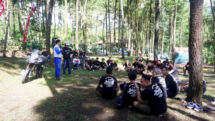 MPM Honda Jatim Gelar Bikers Adventure Camp 2022