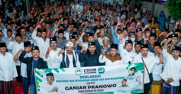 Ribuan Gus Nusantara Salawatkan Ganjar Jadi Presiden di 2024