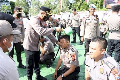 77 Personel Polresta Banyuwangi Naik Pangkat