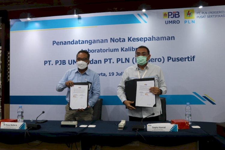 PJB dan PLN Pusertif Kerja Sama  Kalibrasi dan Repair