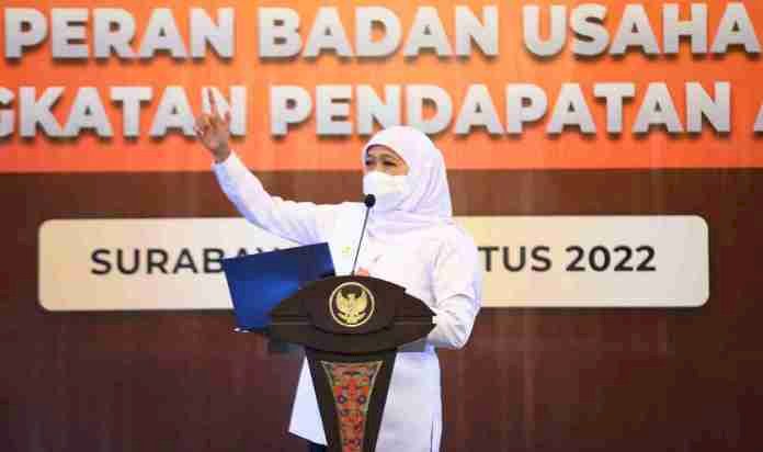 Khofifah Minta BUMD Optimalkan Potensi untuk Mendongkrak PAD Jatim