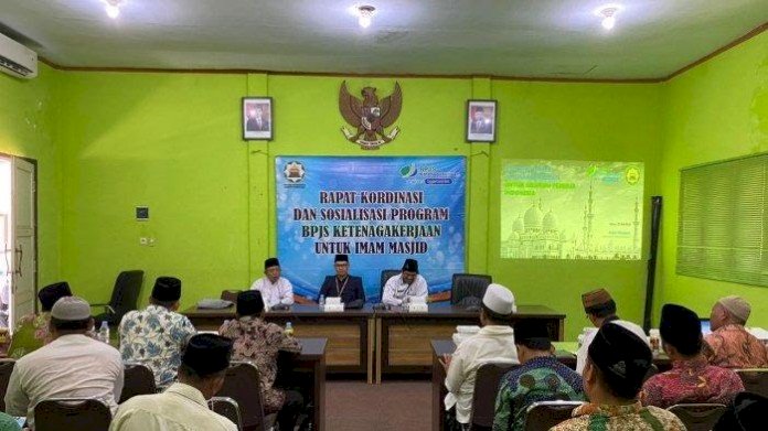 Sinergi dengan DMI Pamekasan, BPJS Ketenagakerjaan Sosialisasi pada Takmir Masjid