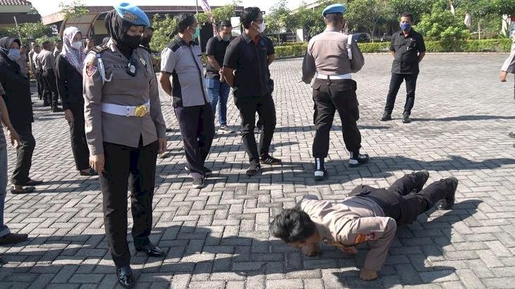 Propam Polda Jatim Gelar Operasi Disiplin di Polresta Sidoarjo