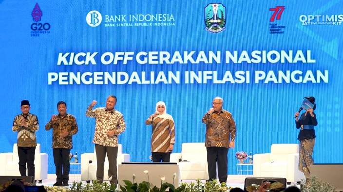 Komitmen Dukung GNPIP ,  Khofifah Jabarkan Langkah Strategis Atasi Inflasi Pangan