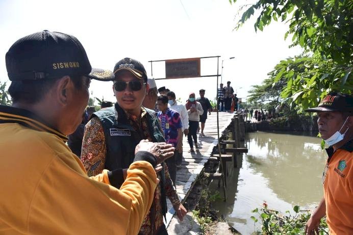 Jembatan Kali Klurak Bakal Dibangun Permanen