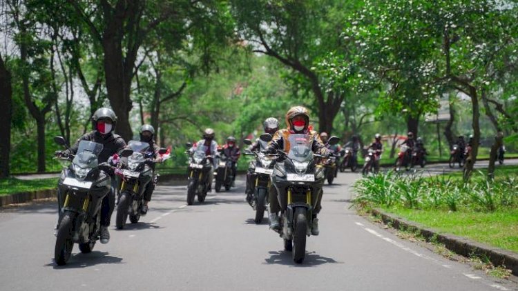 Rayakan Kemerdekaan, Komunitas Honda Gelar Touring