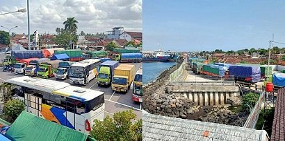 Pelabuhan Ketapang Sempat Ditutup 4 Jam Saat Angin Kencang