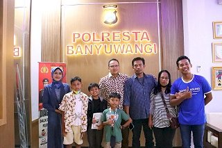 Kapolresta Banyuwangi Berharap Farel Prayoga Bisa Home Schooling