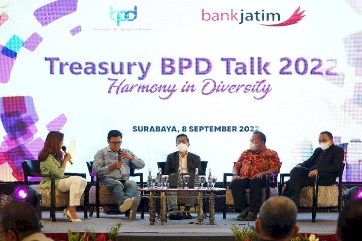 Sukseskan BPPU, Bank Jatim Gelar Treasury BPD Talk 2022