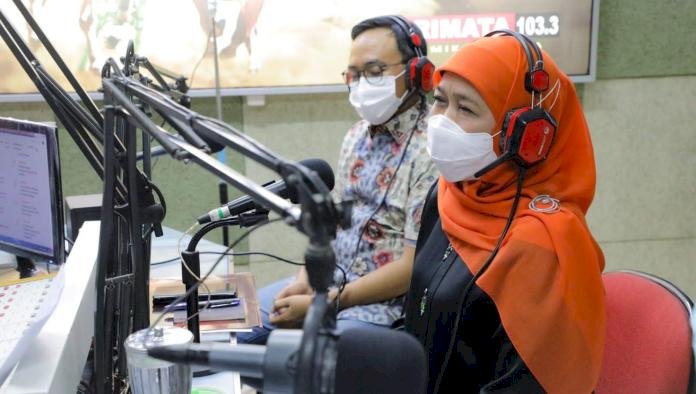 Peringati Hari Radio Nasional, Gubernur Khofifah Dorong Insan Radio Gercep  Adaptif Hadapi Era Digital