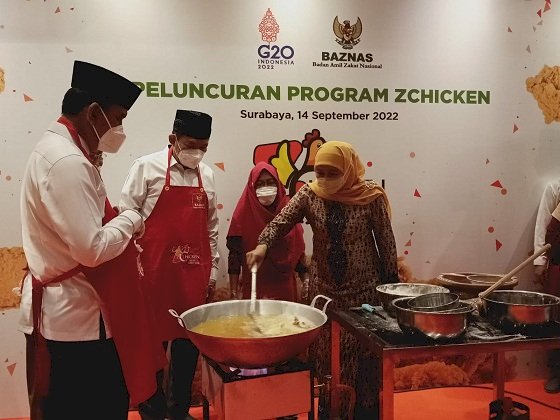 Gubernur Jawa Timur Optimis Program Usaha ZChicken Dari Badan Amil Zakat Nasional (Baznas) Jadi Penguat Ekonomi di Jatim