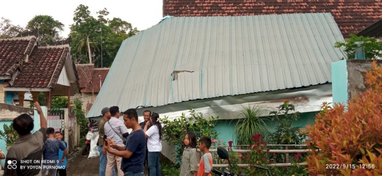 Angin Puting Beliung Mengamuk, 13 Rumah Porak-poranda