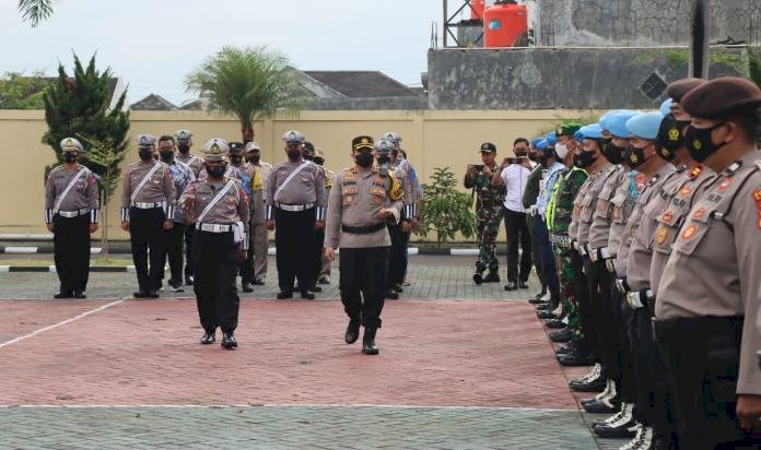 Ops Zebra Semeru 2022,  Polres Magetan Awali dengan Apel Pasukan Gabungan