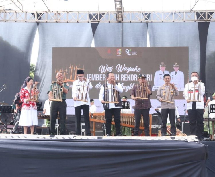 Lestarikan Budaya, Jember Gelar Gebyar Angklung