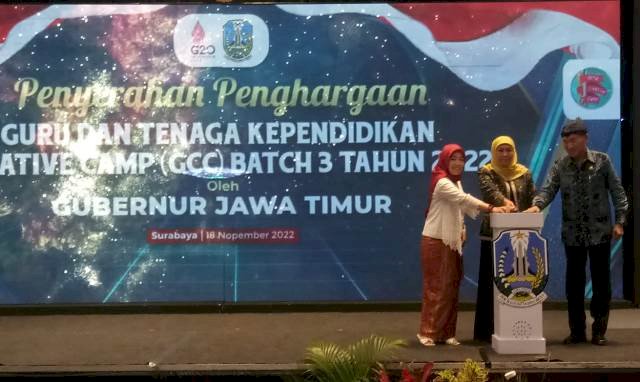 Gubernur Khofifah:  Inovatif dan Kreatif Dibutuhkan Guru untuk Bentuk Siswa Didik Jadi Game Changer