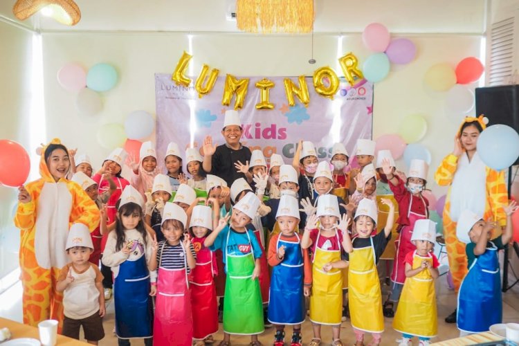 Beri Pengalaman Memasak, Luminor Gelar Kids Cooking Class