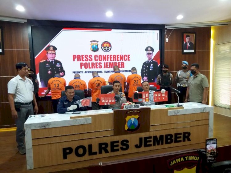 Polres Jember Ungkap Kasus Narkoba, Ditemukan Sabu 0,19 Gram