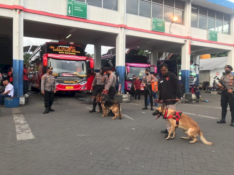 Polisi Siagakan Anjing Pelacak jelang Nataru