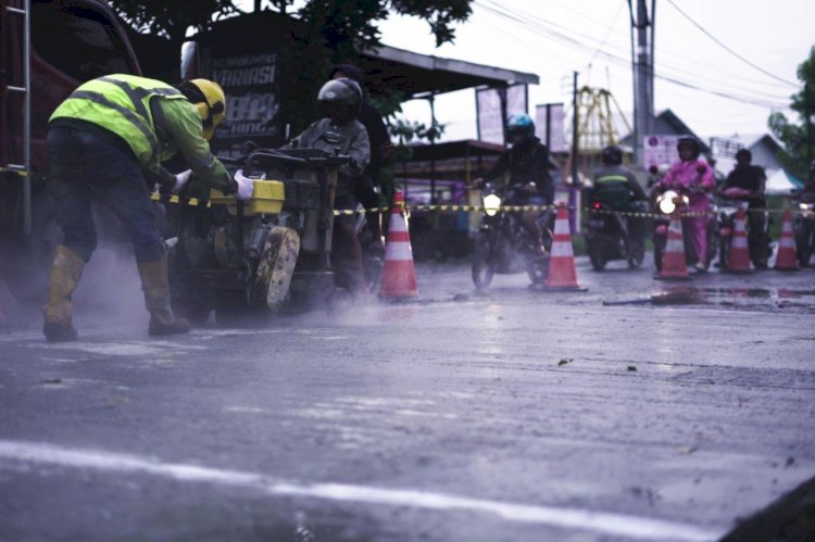 SIG Sukses Uji Beton Cepat Kering di Semarang