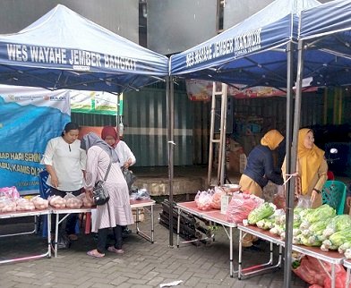 Harga Kebutuhan Pokok di Jember Turun Pasca Gelaran Operasi Pasar