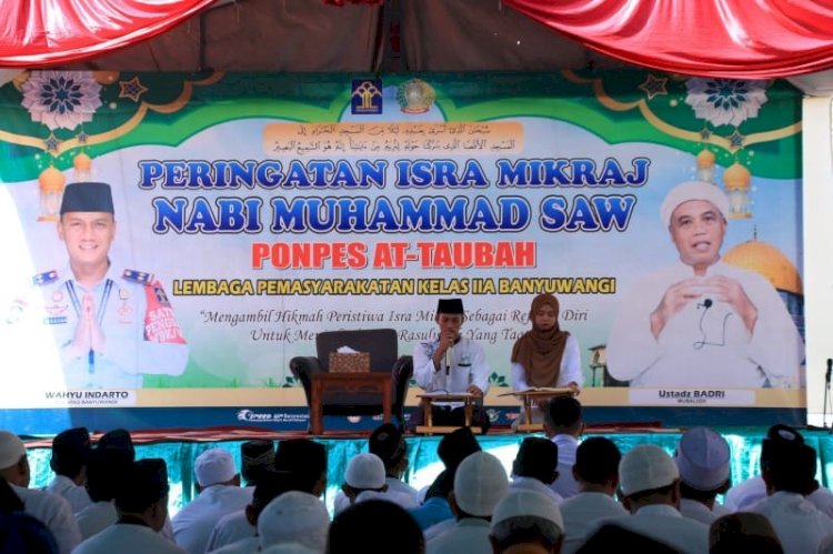 Warga Binaan Lapas Banyuwangi Ikuti Isra Miraj