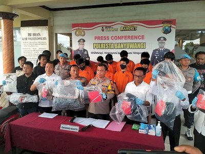 12 Oknum Pendekar Silat Ditangkap Polisi