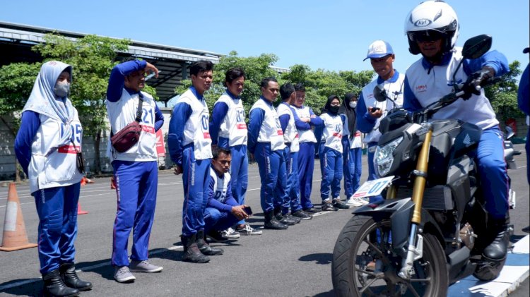 MPM Honda Jatim Gelar Kompetisi Regional Instruktur Safety Riding