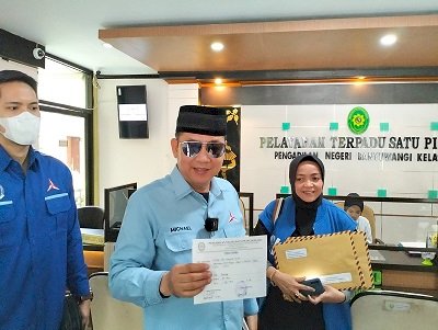 Ketua DPC Partai Demokrat Banyuwangi Berkirim Surat ke MA