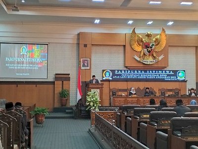 DPRD Banyuwangi Gelar Rapat Paripurna Istimewa Soal Agenda Penyampaian Rekomendasi