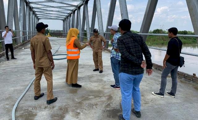 Bupati  Gresik Targetkan Sebelum  Lebaran 1444 H Jembatan Kacangan Bisa Difungsikan