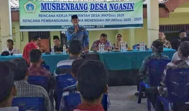 Kiat Kades Ngasin Gresik Geliatkan Perekonomian Warga,  Utamakan Pembangunan Infrastruktur