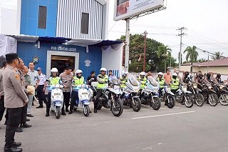 Cegah Kemacetan Arus Mudik, Polres Bangun Pos Pantau di Exit Tol Leces