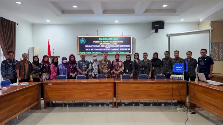 Disnaker Sidoarjo dan BPJamsostek Kerjasama Soal Program JKP