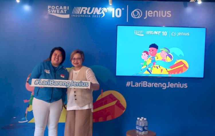 Jenius Bantu Finansial Pelari Pocari Sweat Run Indonesia 2023
