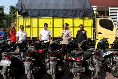 Bawa 14 Motor Bodong Lewat Tol Paspro, 2 Warga Lumajang Diciduk