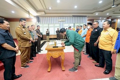 Wujudkan Pemilu Damai, 18 Parpol Tandatangani Banpol