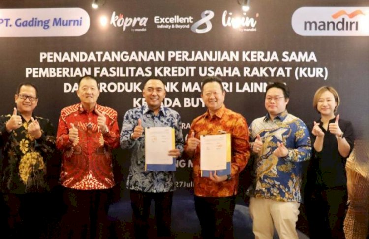 Dukung Penyaluran KUR, Bank Mandiri Gandeng PT Gading Murni