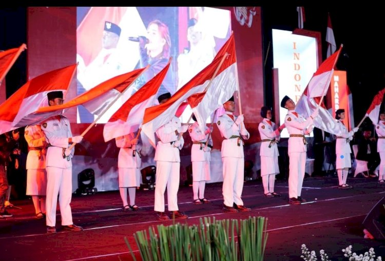 Parade Nusantara Meriahkan Malam Mahardika Indonesia Kota Mojokerto