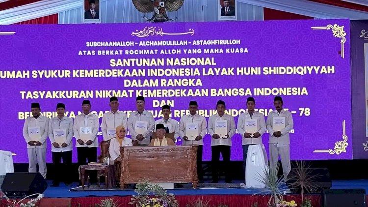 Shiddiqiyyah Bangun 132 Rumah Layak Huni