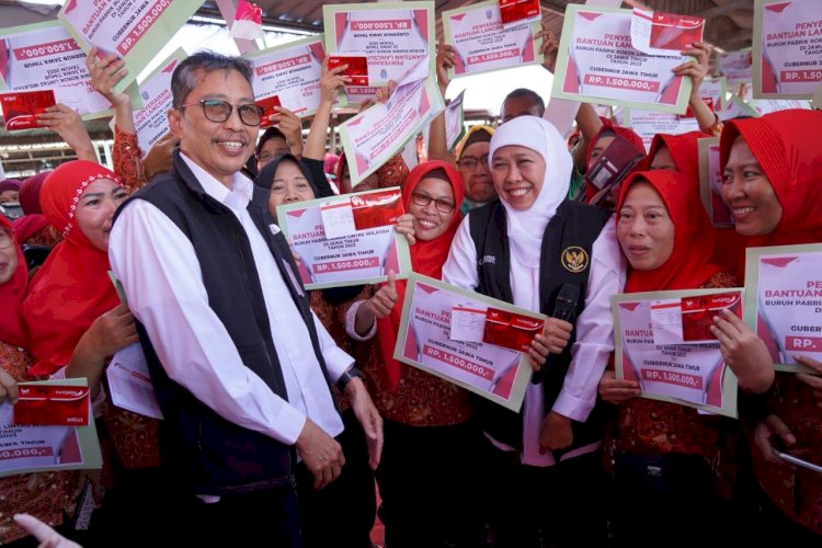 Bukakan Rekening Bank Jatim, Ribuan Buruh Dapat Rp 1,5 Juta