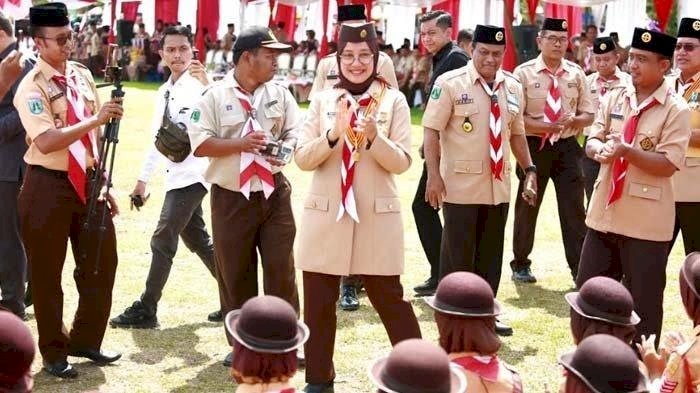 Ribuan Anggota Pramuka Banyuwangi Ikuti Apel Besar