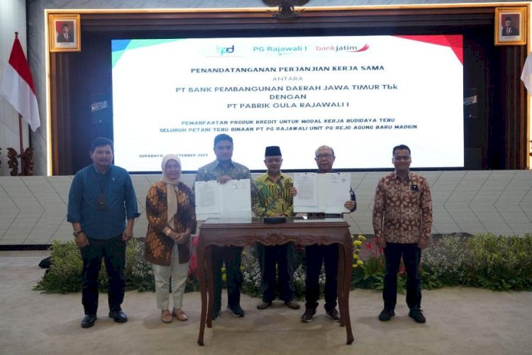 Bank Jatim dan PG Rajawali Kerja Sama Modal Kredit