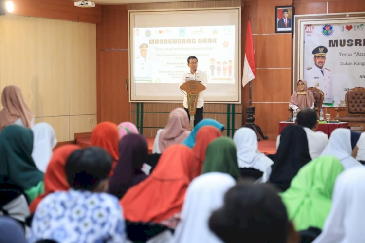 Libatkan Anak dalam Pembangunan, Pemkot Gelar Musrenbang Anak