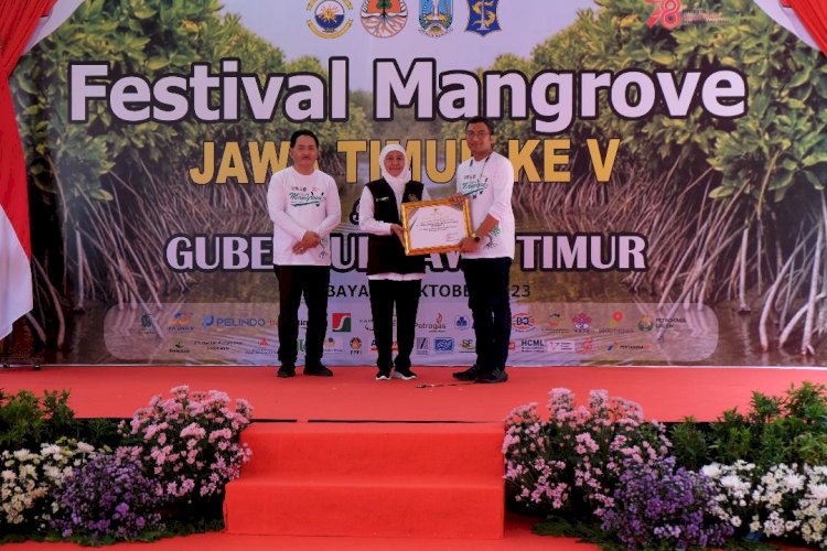 Pelindo Regional 3 Raih Penghargaan di Festival Mangrove Jatim