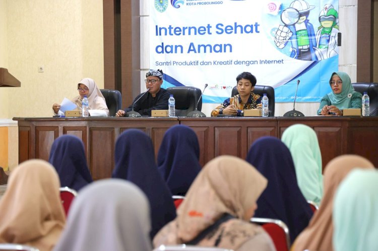 Diskominfo Gelar Sosialisasi Ajak Santri Manfaatkan Internet Sehat