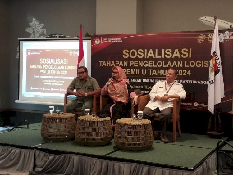 Logistik Pemilu 2024 Berdatangan di Banyuwangi, Ada Bilik Suara dan Tinta