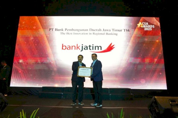 Bank Jatim Raih Penghargaan di CSA Awards 2023
