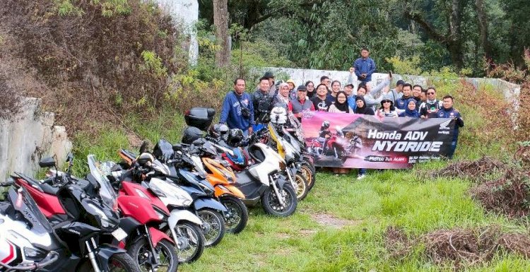 Komunitas Honda ADV Malang Jelajah Misteri Dua Alam