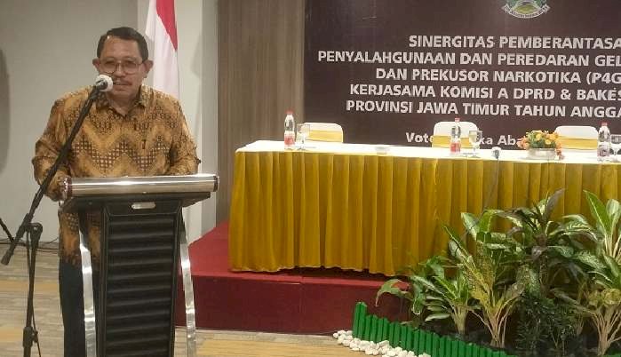 Bangkesbangpol Kerja Sama dan Komis A DPRD DPRD Jatim, Sinergi Sosialisasi P4GN & PN di Kota dan Kabupaten Madiun